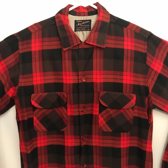 Milliken Acrallama Shirts Vintage Buffalo Plaid Flannel Poshmark